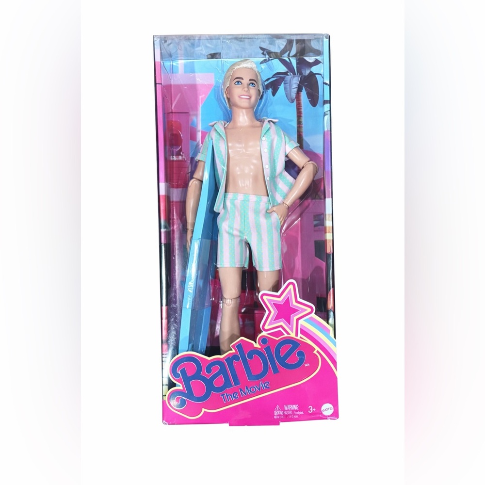 Barbie The Movie Ken Doll (2023) – Beach Ken – New in Box